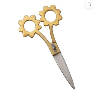 Fleur Art Brass Finish Scissors Heavy Duty NWT